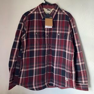 The North Face Women’s Campshire Shirt Plaid Sherpa Lined Size L Large